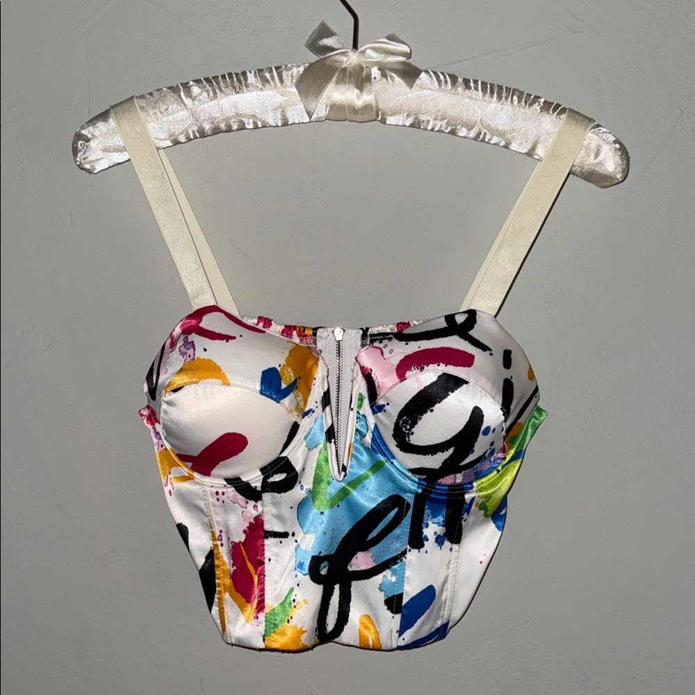 Love By Design Multicolor Bustier Top